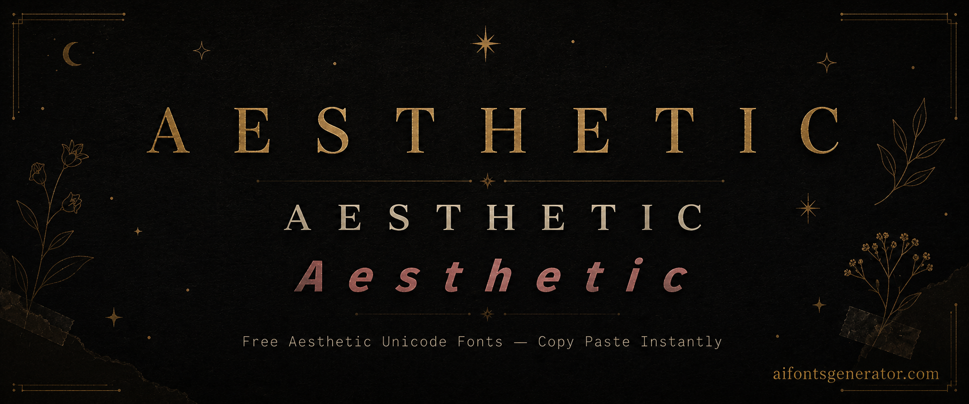 Aesthetic Text Generator — Free Unicode Font Styles