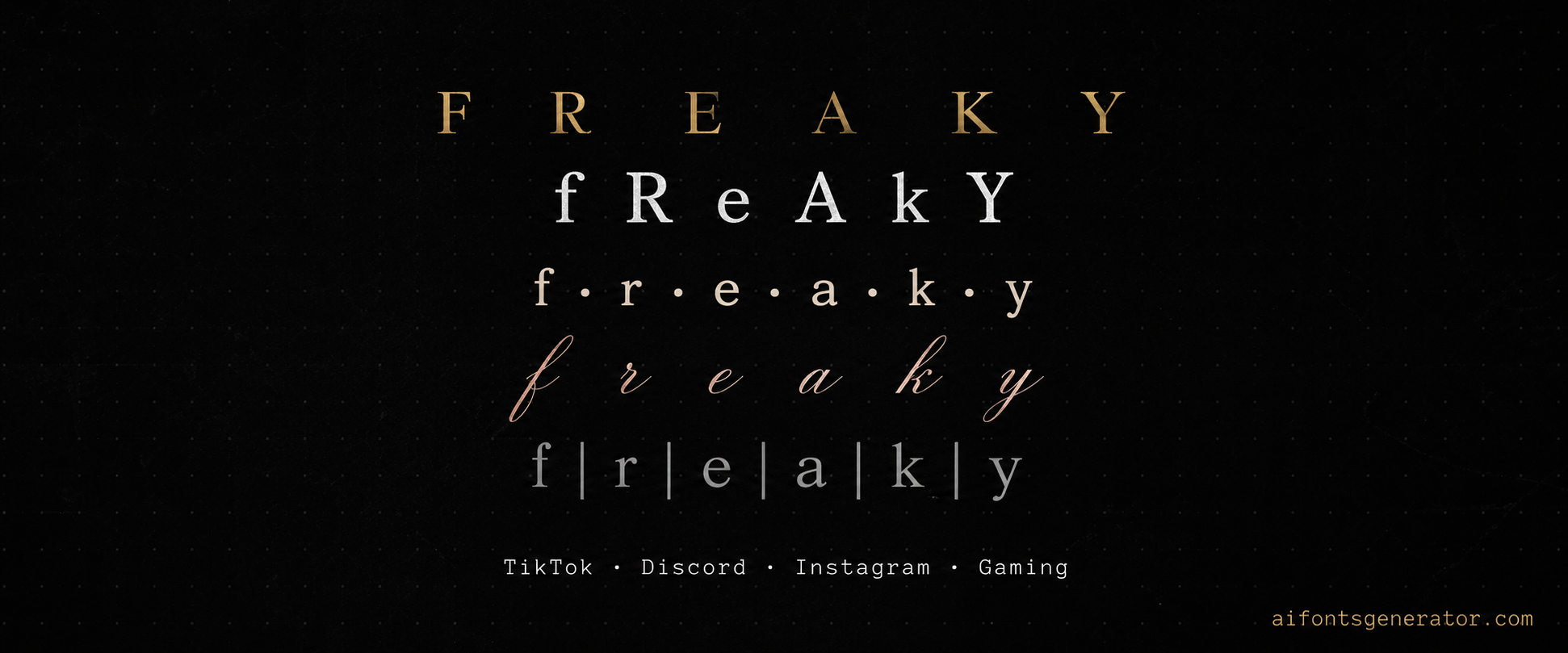 Freaky Font Generator — Free Unicode Font Styles