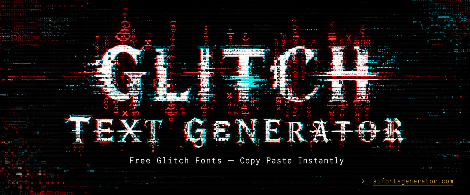 Glitch Text Generator — Free Unicode Font Styles