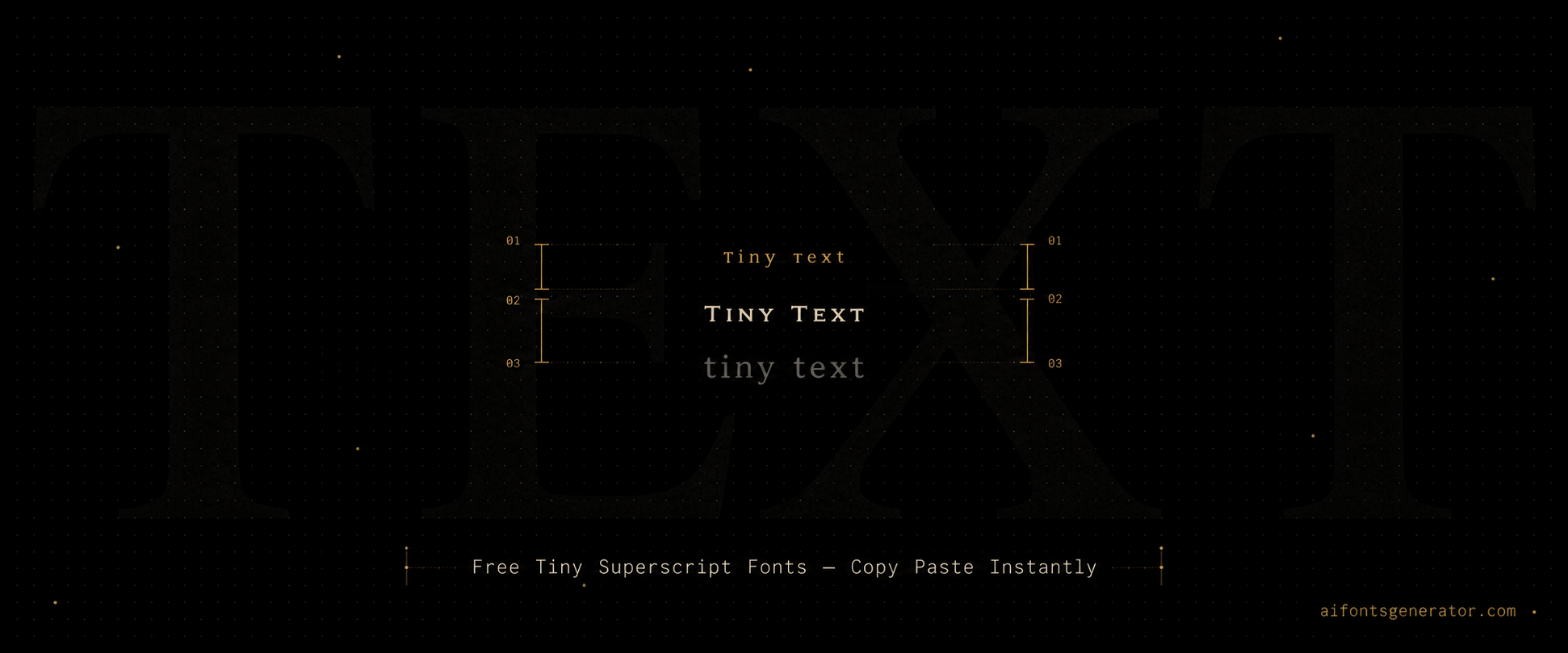 Tiny Text Generator — Free Unicode Font Styles